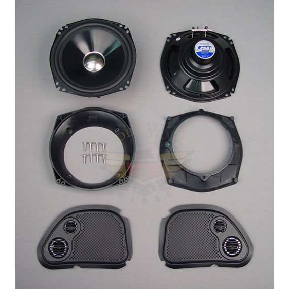 J&M HAR AUDIO KIT 360W 4-SPKRS 06-13 ROADGLD-ULTRA JHAK-HRU11-3604SP