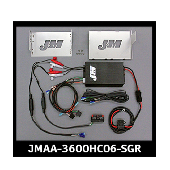 PERF 360W 4-CH AMP 06-13 HAR STR/GLIDE W/REAR SPKR
