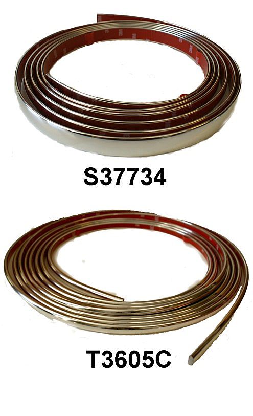 3/8" x 18' Chrome Wheel Well Molding-3/8" x 18' Chrome Wheel Well Molding