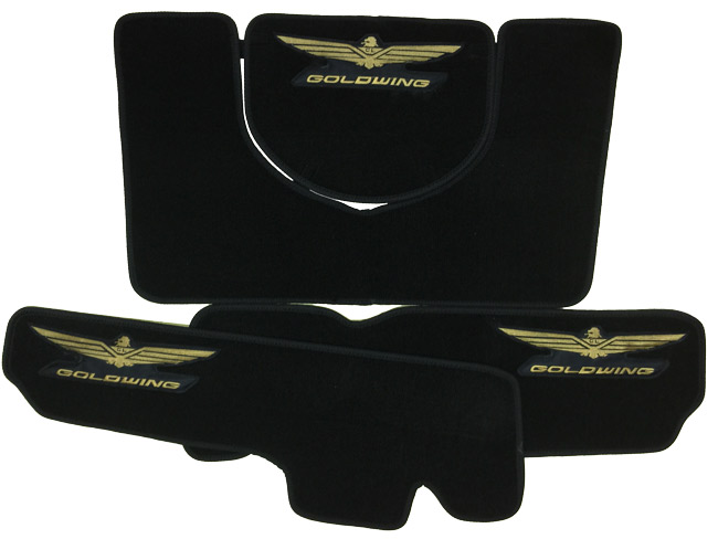 Kit 3 tapis top-case et sacoche avec logo Goldwing 2012-16